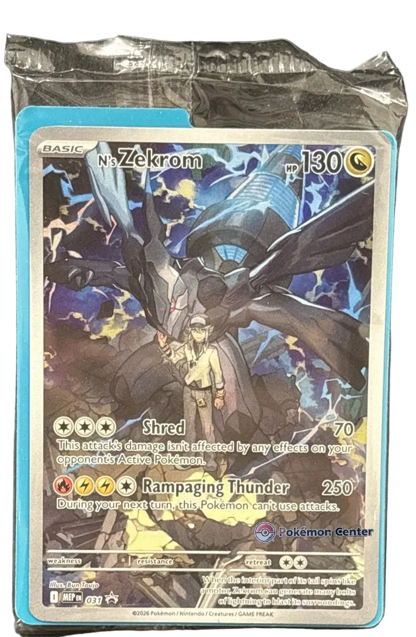 N's Zekrom Pokemon Center Exclusive Promo [Sealed] 