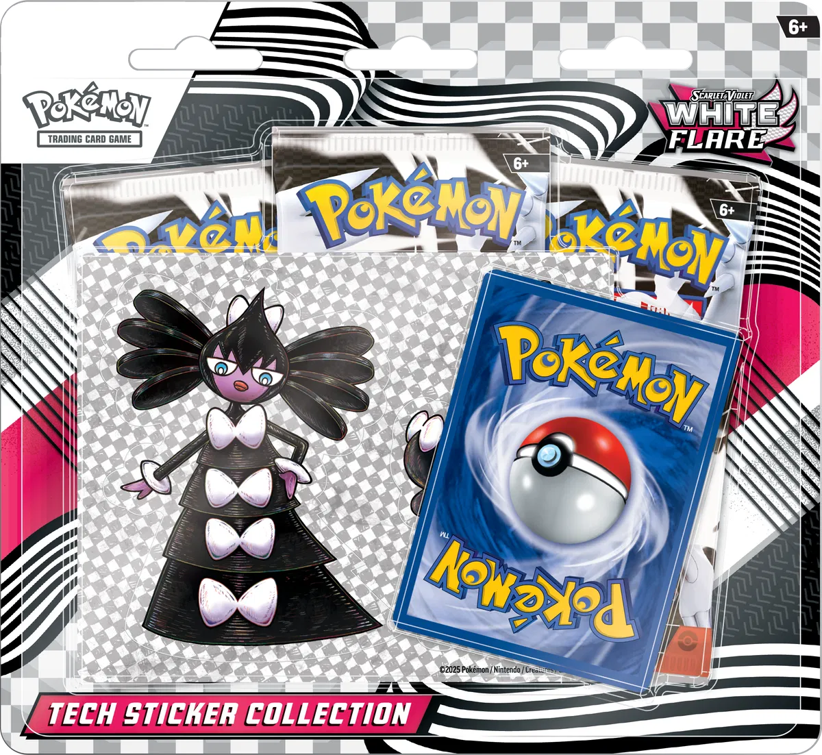 White Flare Tech Sticker Collection