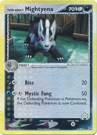 Team Aqua's Mightyena (15) 15