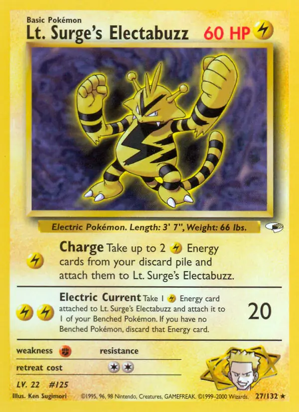 Lt. Surge's Electabuzz (27) 