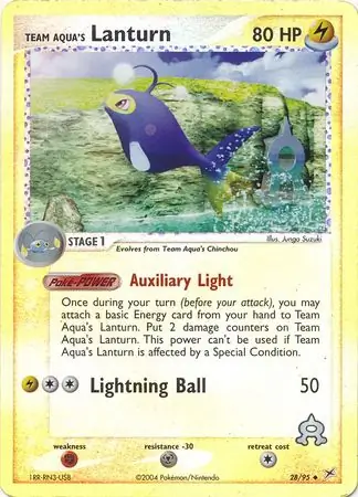 Team Aqua's Lanturn 