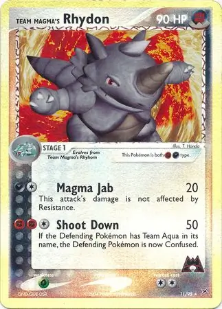 Team Magma's Rhydon (11) 11