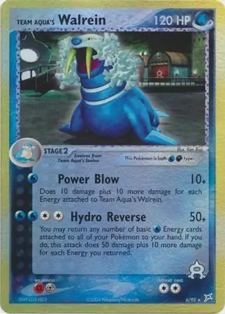 Team Aqua's Walrein 6