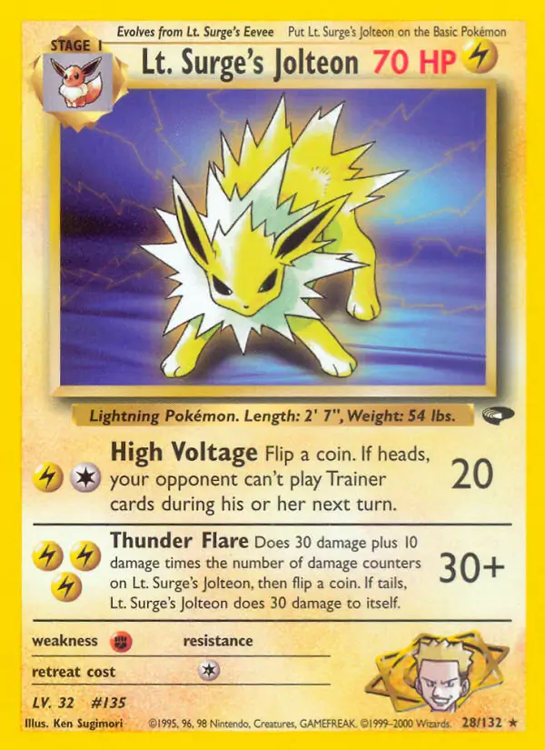 Lt. Surge's Jolteon 