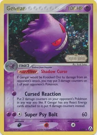 pokemon card ex maker Pokemon EX Legend Maker Uncommon Misdreavus #40
