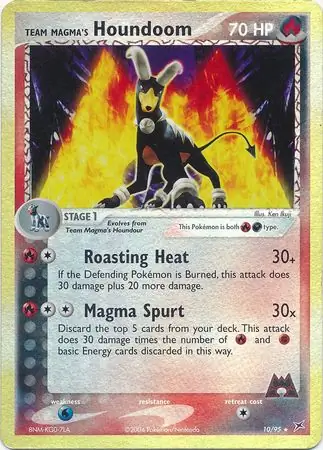 Team Magma's Houndoom (10) 10