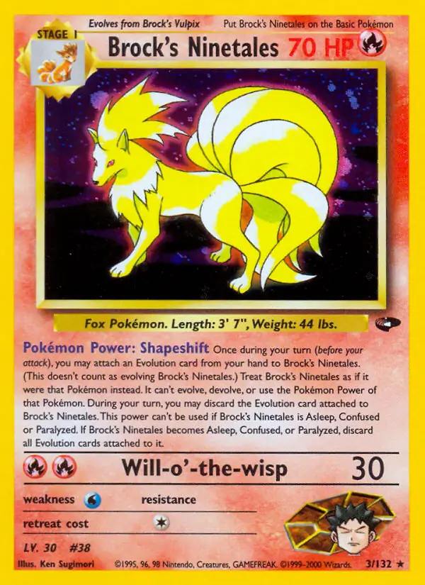 pokemon gym challenge card values Gym Challenge