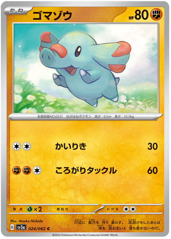 Phanpy 024/062 — Raging Surf