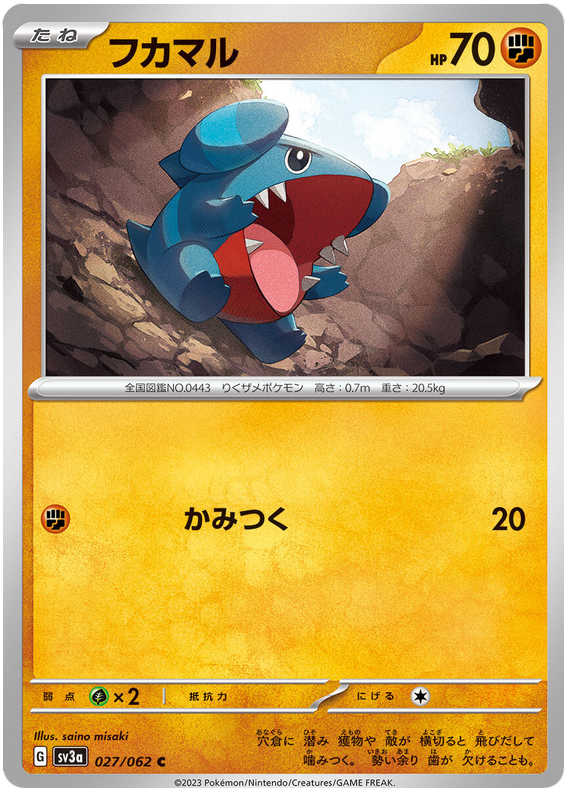 Gible 027/062 — Raging Surf