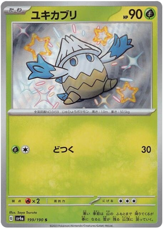 Snover 199/190 — Shiny Treasure ex