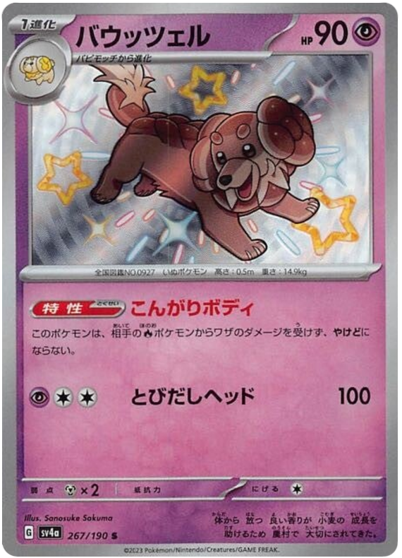 Dachsbun 267/190 — Shiny Treasure ex