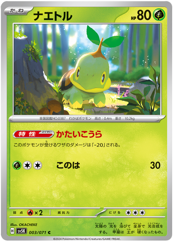 Turtwig 003/071 — Wild Force