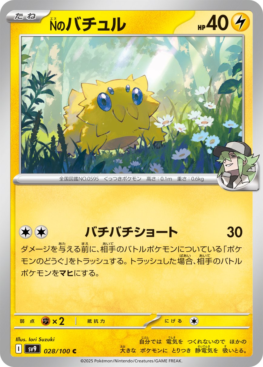 N's Joltik 028/100 — Battle Partners