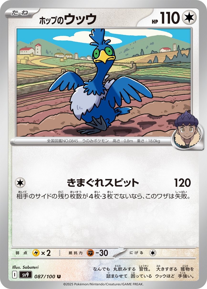 Hop's Cramorant 087/100 — Battle Partners