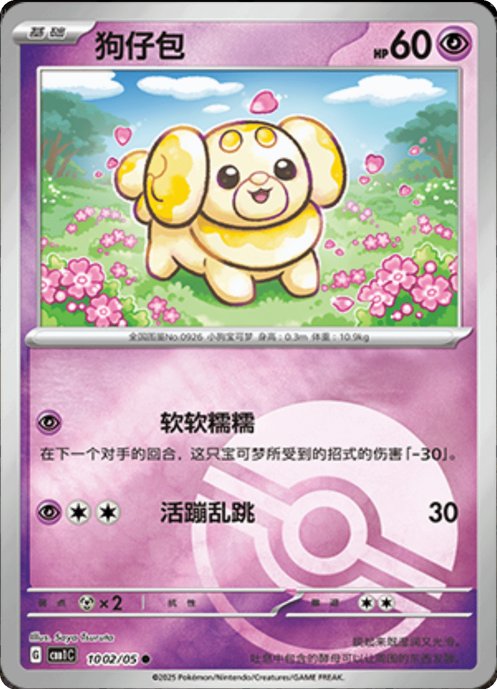 Fidough (Poke Ball Pattern) 1002/05 — Gem Pack
