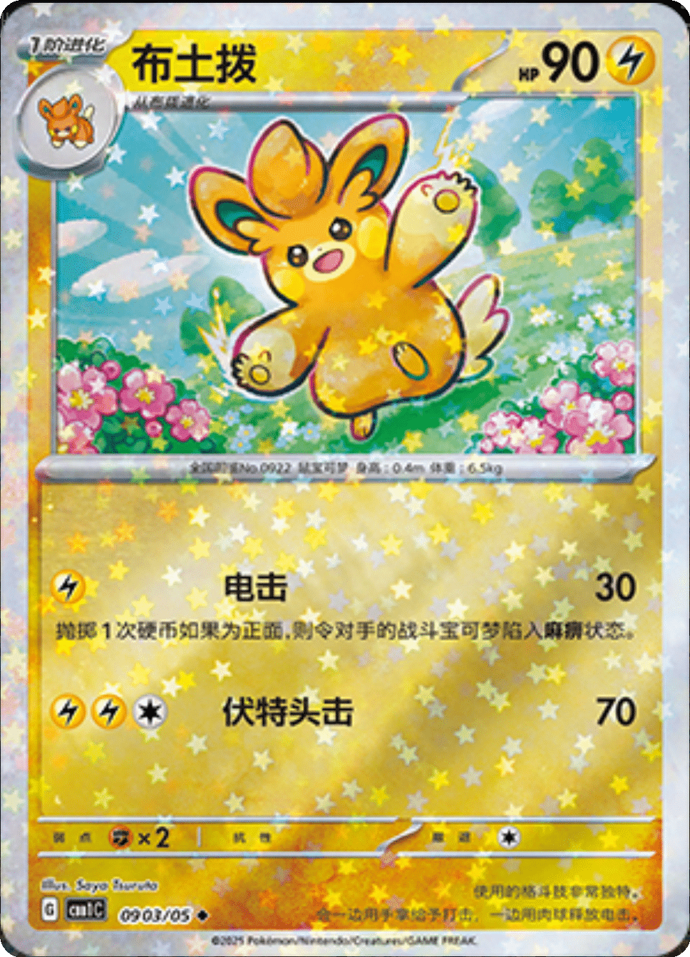 Pawmo (Stars Pattern) 0903/05 — Gem Pack