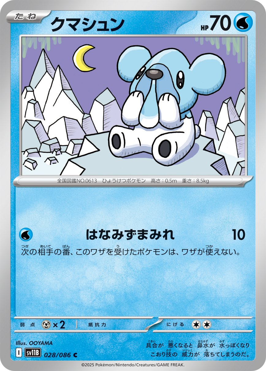 Cubchoo (Poke Ball Pattern) 028/086 — Black Bolt