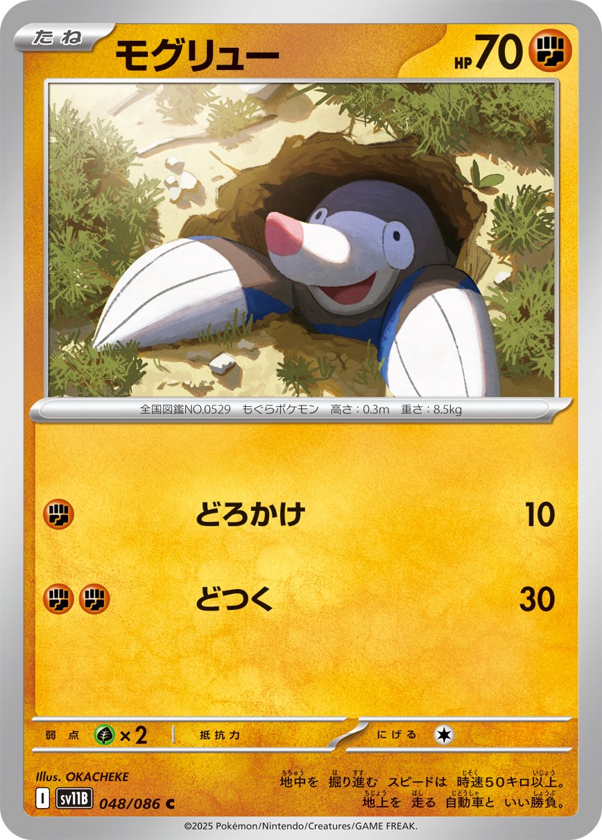 Drilbur (Poke Ball Pattern) 048/086 — Black Bolt