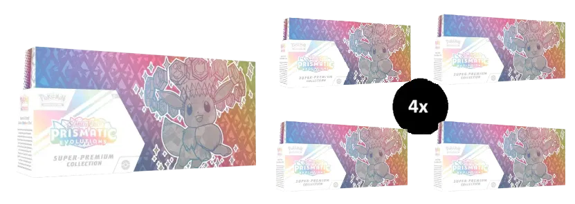Prismatic Evolutions Super-Premium Collection case