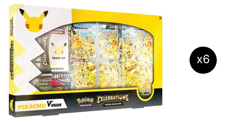 25th Anniversary Celebrations Pikachu V-Union Case