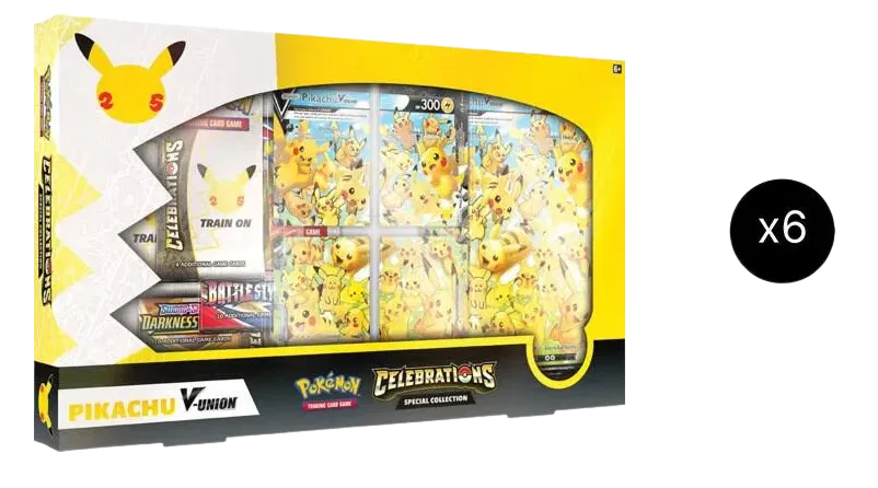 25th Anniversary Celebrations Pikachu V-Union Case
