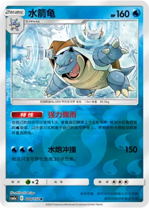 Blastoise 008/150 — Shining Synergy (Shower)