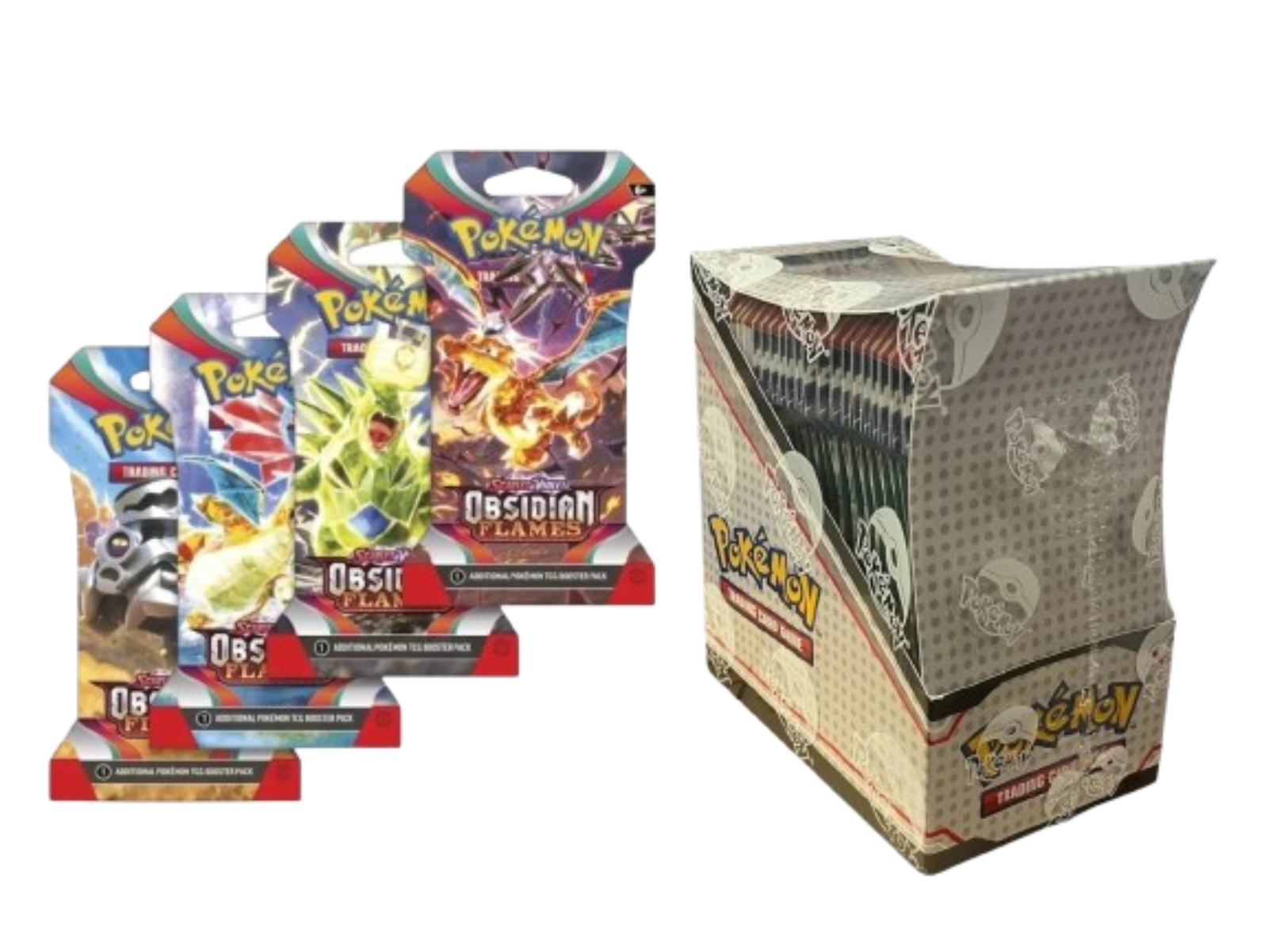 Obsidian Flames Sleeved Booster Pack x24