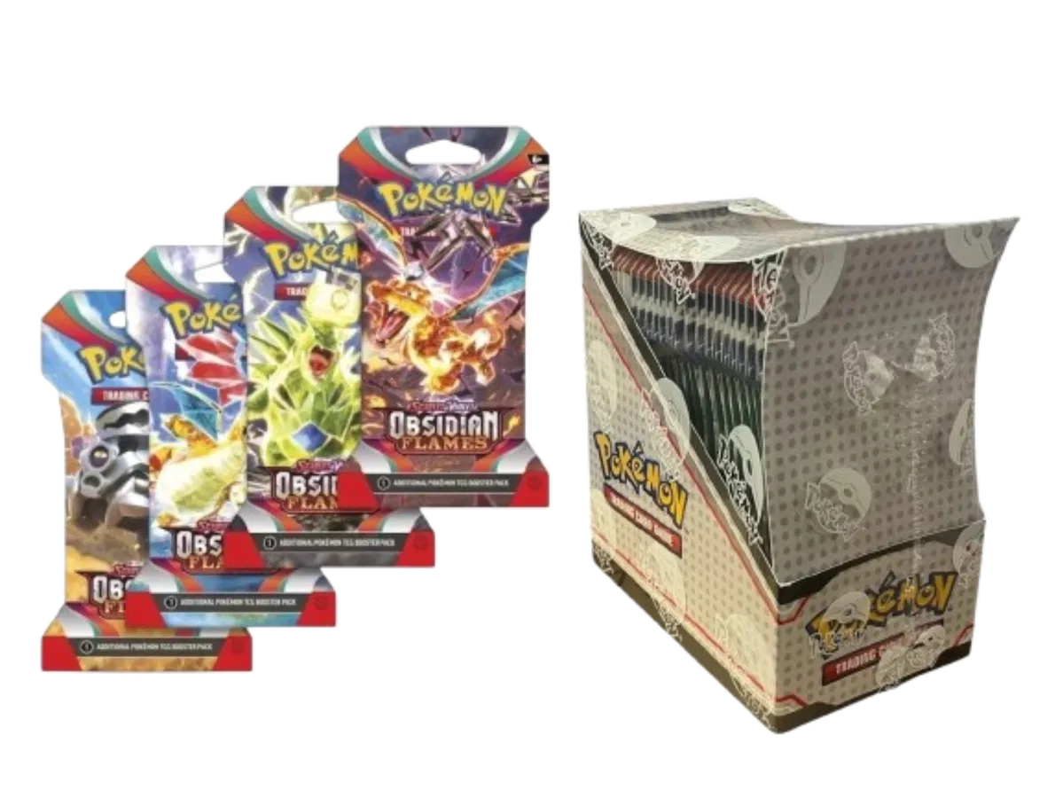 Obsidian Flames Sleeved Booster Pack x24