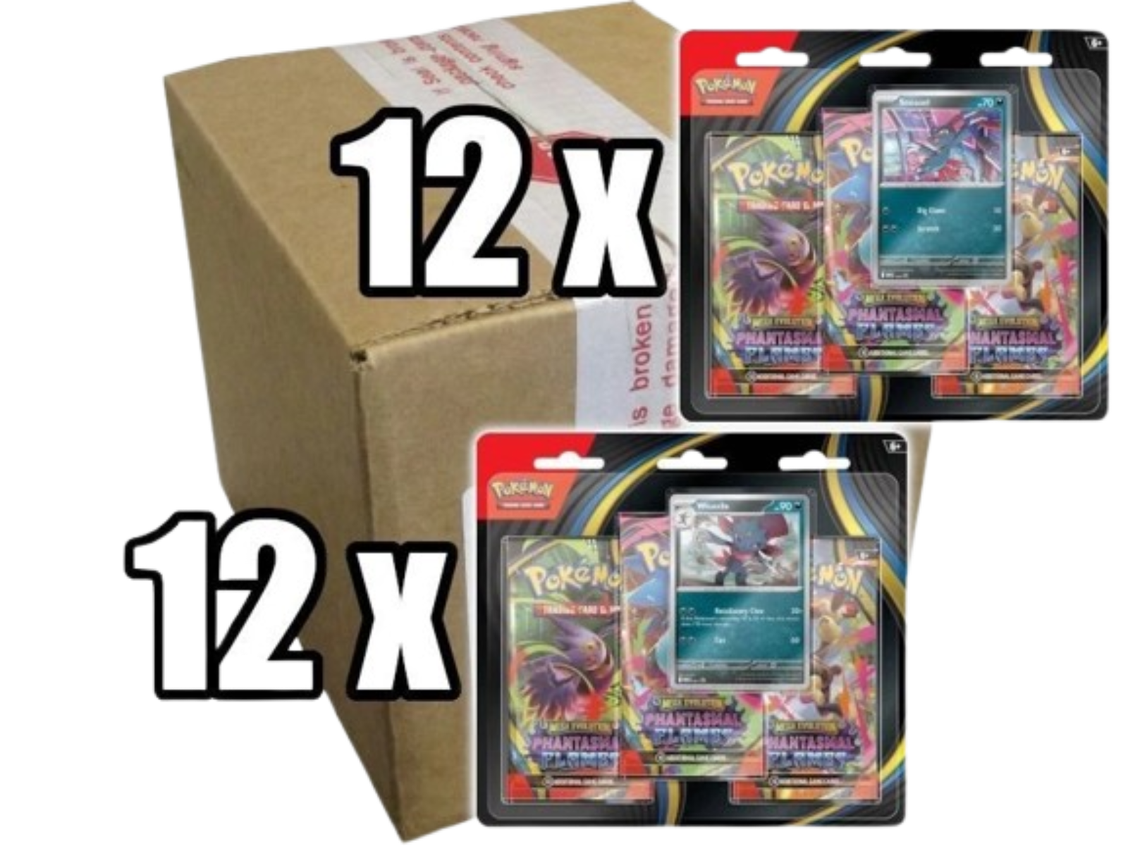 Phantasmal Flames 3 Pack Blister [Case] x24