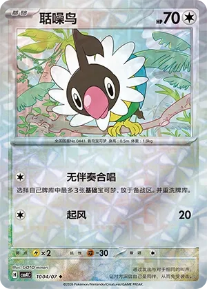Chatot (Rotary Pattern) CN 1004/07 — Gem Pack Vol. 4