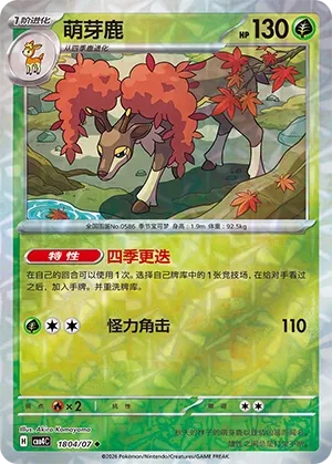 Sawsbuck (Rotary Pattern) CN 1804/07 — Gem Pack Vol. 4