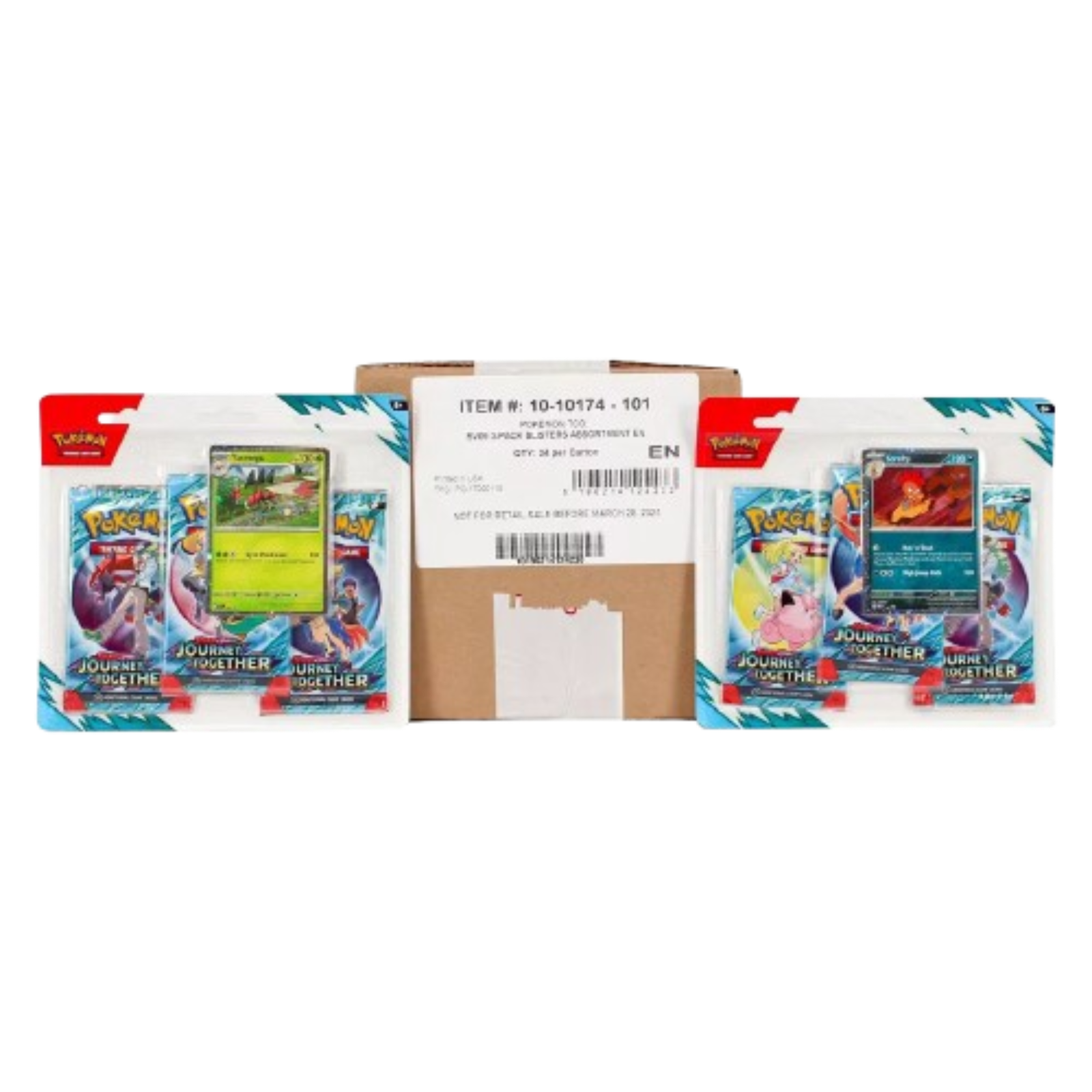 Journey Together 3 Pack Blister Case