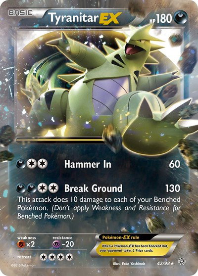 Tyranitar EX 42 — Ancient Origins