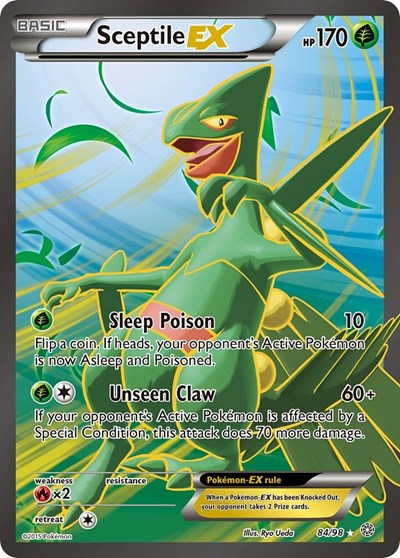 Sceptile EX (84 Full Art) 84 — Ancient Origins