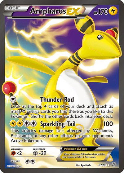 Ampharos EX (87 Full Art) 87 — Ancient Origins