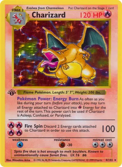 Base Set (1st Edition & Shadowless) - Pokemon Card List and Prices Base Set (1st Edition & Shadowless) - Pokemon Card List and Prices