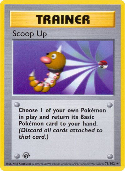Scoop Up 78 — Base Set (1st Edition & Shadowless)
