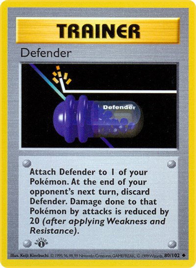 Defender 80 — Base Set (1st Edition & Shadowless)