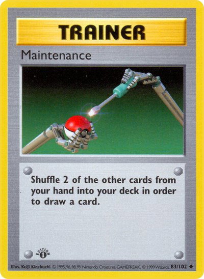 Maintenance 83 — Base Set (1st Edition & Shadowless)