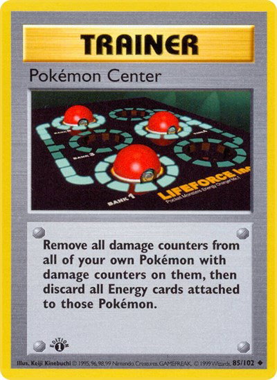 Pokemon Center 85 — Base Set (1st Edition & Shadowless)