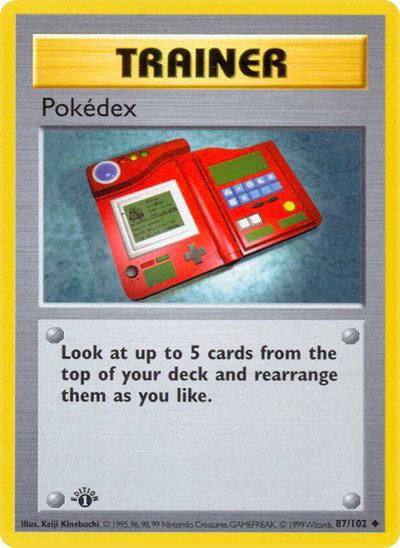 Pokedex 87 — Base Set (1st Edition & Shadowless)