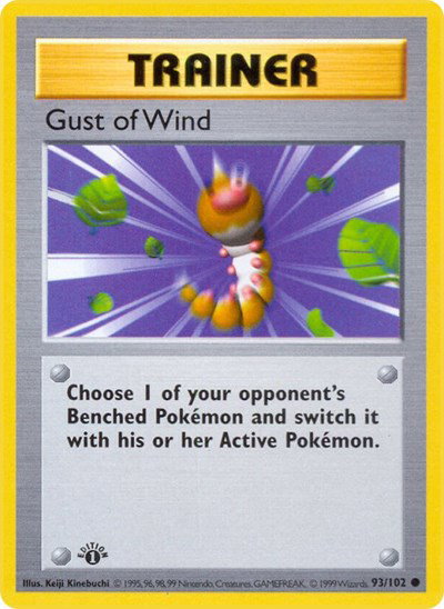 Gust of Wind 93 — Base Set (1st Edition & Shadowless)