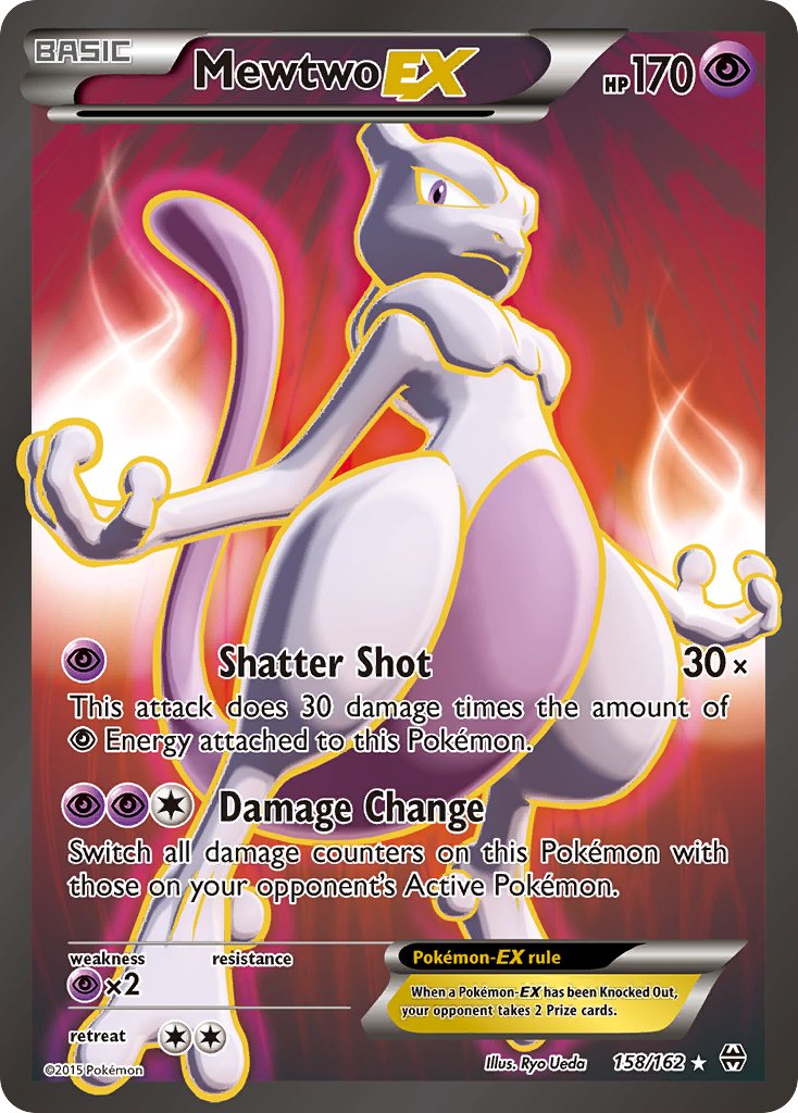 Mewtwo EX (158 Full Art) 158 — BREAKthrough