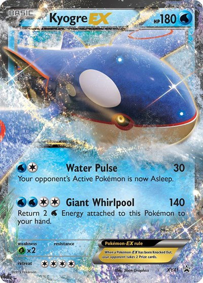 Kyogre EX XY41 — XY Promos