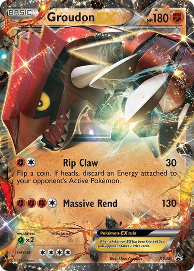 Groudon EX XY42 — XY Promos