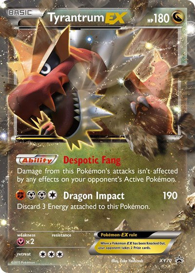 Tyrantrum EX XY70 — XY Promos