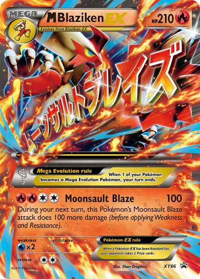 M Blaziken EX XY86 — XY Promos