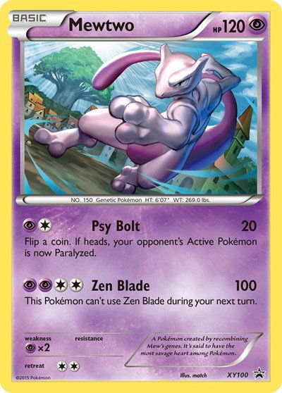 Mewtwo XY100 — XY Promos