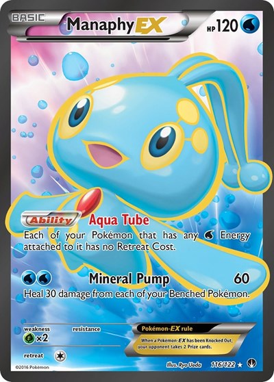 Manaphy EX (Full Art) 116 — BREAKpoint