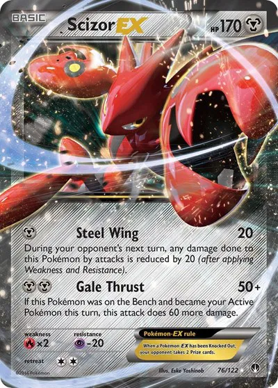 Scizor EX - 76 - BREAKpoint Pokemon - Collectr Scizor EX - 76 - BREAKpoint Pokemon - Collectr